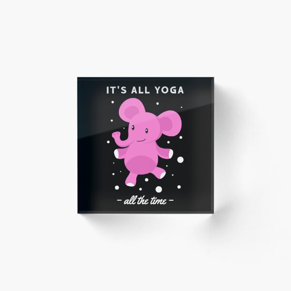 Item preview, It's All Yoga | Meditating Elephant | Yoga Design  designed and sold by Ravenvine.