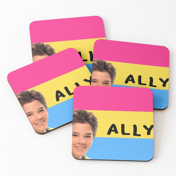 Item preview, pansexual ally bumber sticker designed and sold by pandastickers.