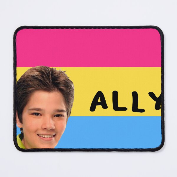 Item preview, pansexual ally bumber sticker designed and sold by pandastickers.
