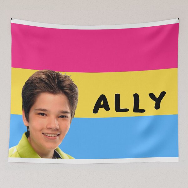 Item preview, pansexual ally bumber sticker designed and sold by pandastickers.