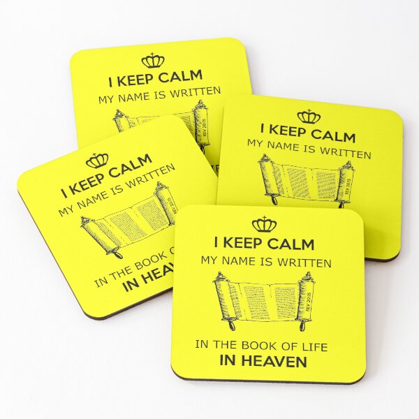Item preview, I Keep Calm my name is written in the book of life in heaven (1) designed and sold by Warih.