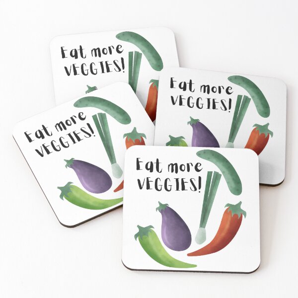 Item preview, Eat More Veggies Watercolor Vegetable designed and sold by MochaMeli.