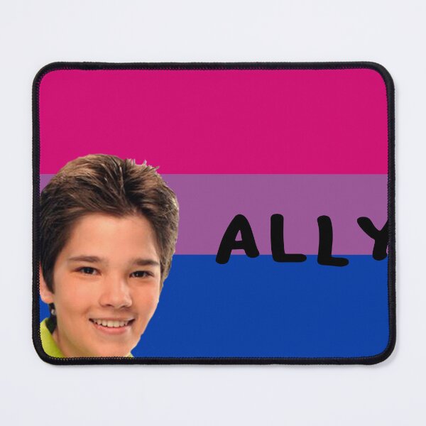 Item preview, bisexual ally bumber sticker designed and sold by pandastickers.