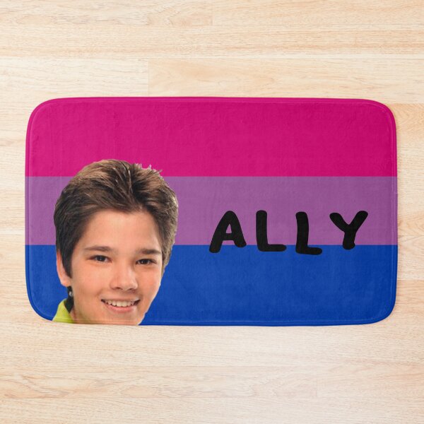 Item preview, bisexual ally bumber sticker designed and sold by pandastickers.