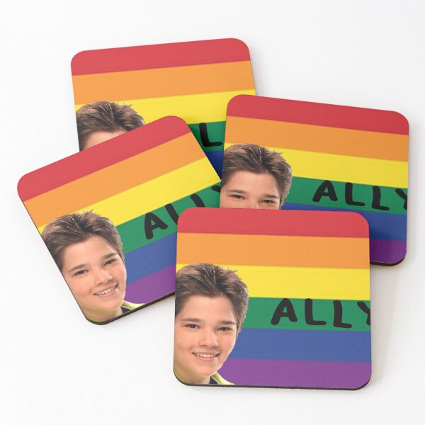 Item preview, lgbtq ally bumber sticker designed and sold by pandastickers.