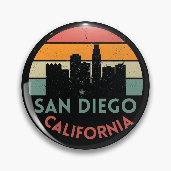 Item preview, San Diego California Vintage Sunset designed and sold by RedSparkle.