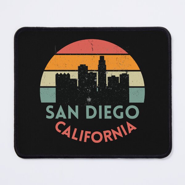 Item preview, San Diego California Vintage Sunset designed and sold by RedSparkle.