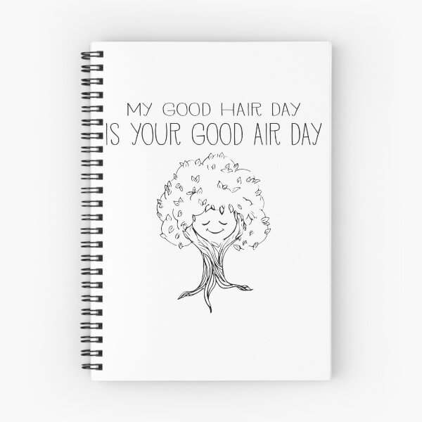 Item preview, Tree - My good hair day is your good air day. black designed and sold by jitterfly.