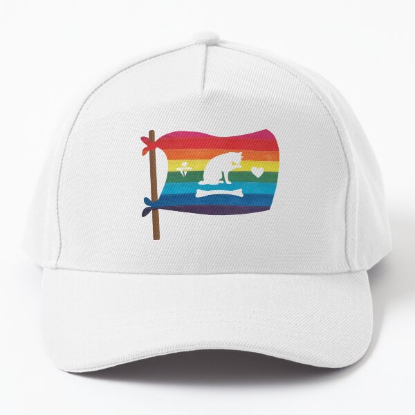 Item preview, Our Flag Means Death Rainbow Gay Pirate Cat Flag designed and sold by OneWorldLove.
