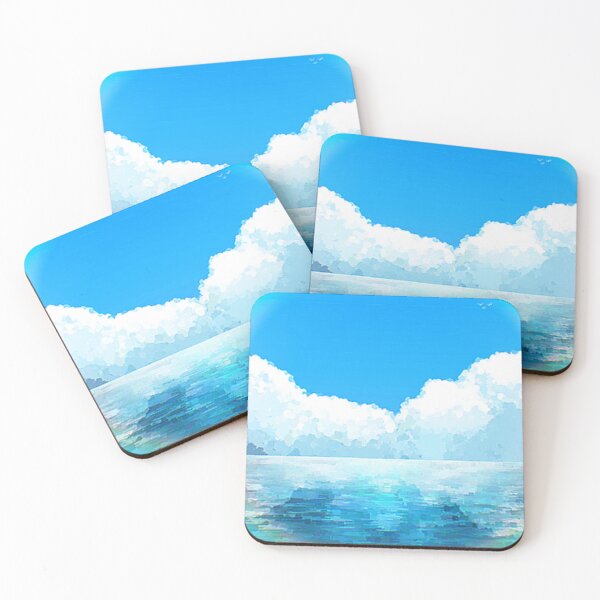 Item preview, Ocean and Clouds designed and sold by EctoSludge.
