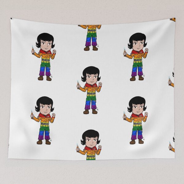 Item preview, Pride Wars - Chibi Mechanic (Rainbow) designed and sold by DarthAstris.