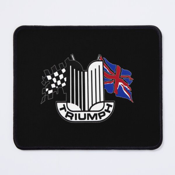 Item preview, Triumph Shield with Checkered Racing and British Flag Classic . designed and sold by gliuesievalr.