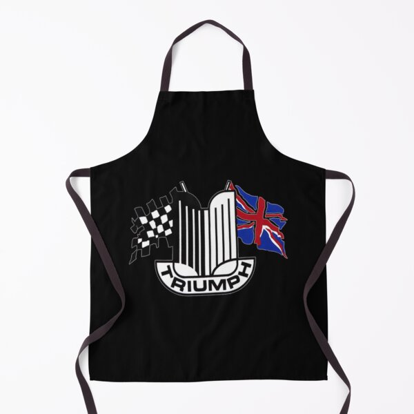 Item preview, Triumph Shield with Checkered Racing and British Flag Classic . designed and sold by gliuesievalr.