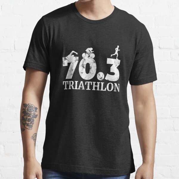 Triathlon 70.3 for swimmers, cyclists and joggers Essential T-Shirt by  Cedinho