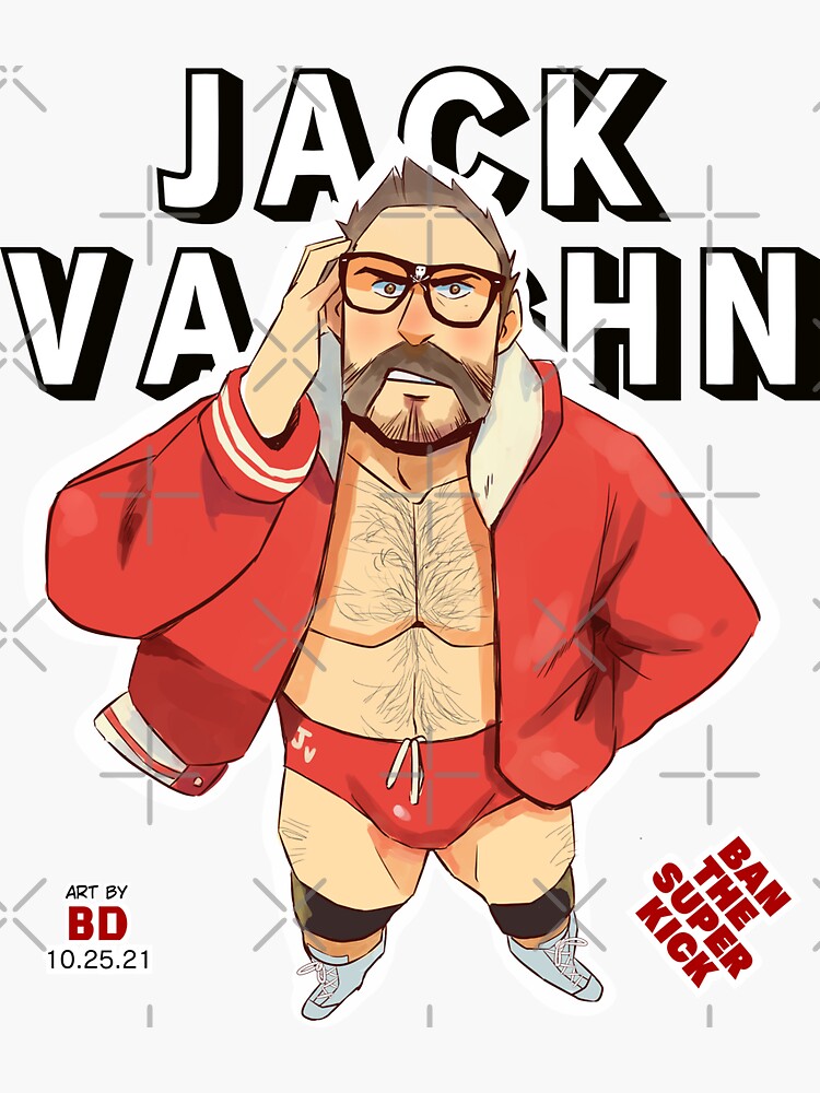 "Jack Vaughn" Sticker by beardrooler Redbubble