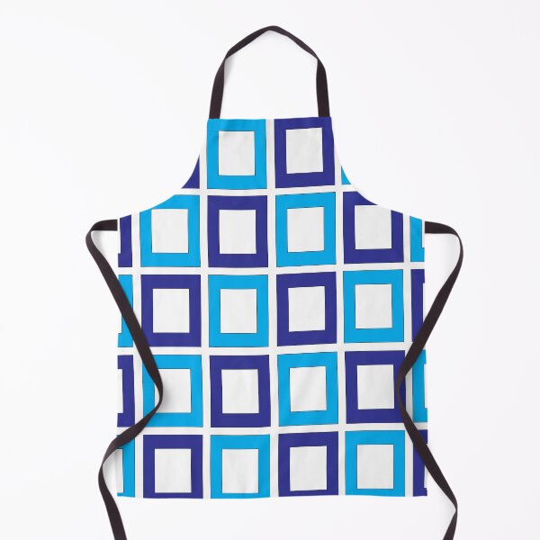 Item preview, Blue Dark Blue Geometric Square Pattern designed and sold by Nisha Prabhu.