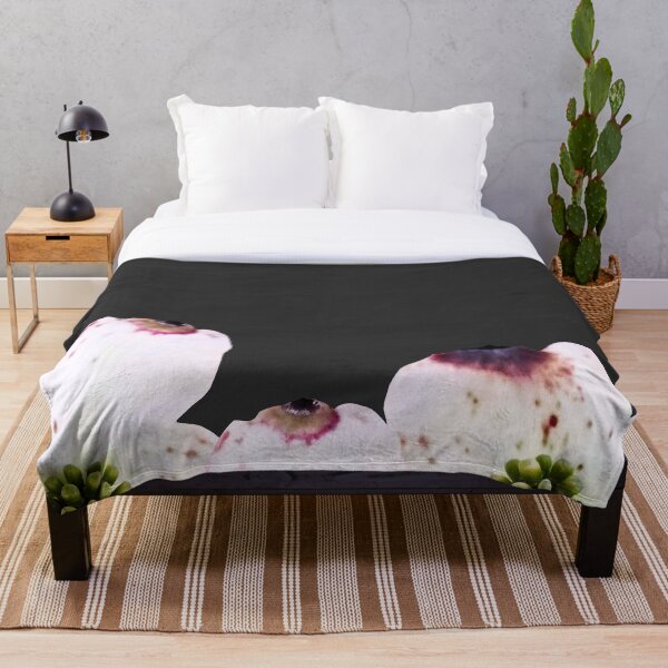 Item preview, Dogwood petal trim black background designed and sold by Maelyn-Couch.