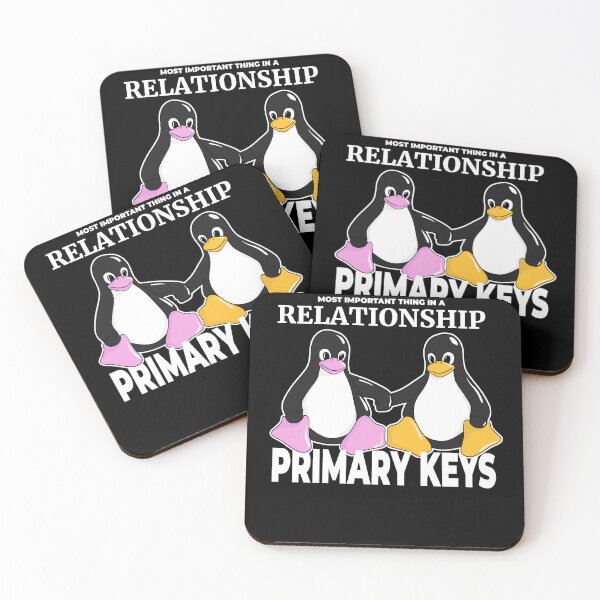Item preview, Linux Penguin Love Secret of Relationship Primary Keys designed and sold by Cedinho.