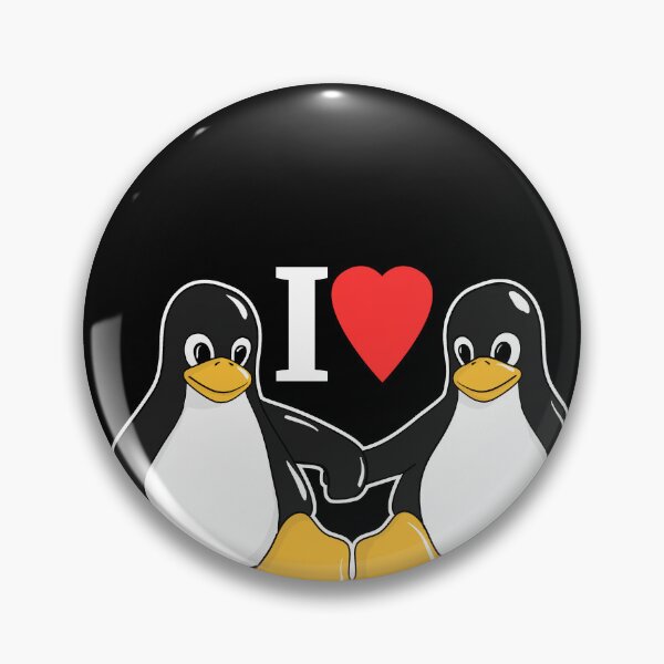 Item preview, I love my Linux Admin Penguin Hand in Hand designed and sold by Cedinho.