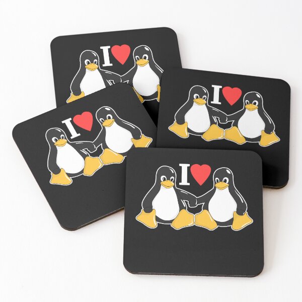 Item preview, I love my Linux Admin Penguin Hand in Hand designed and sold by Cedinho.