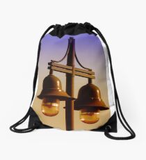 Street Lamps Drawstring Bag