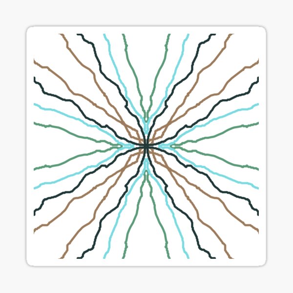 color lines Sticker