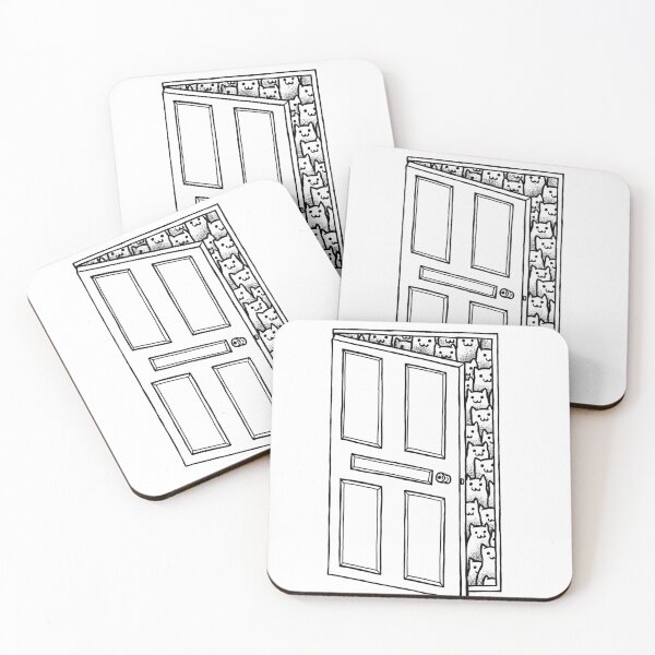 Item preview, Cat door designed and sold by PopcornpunkART.
