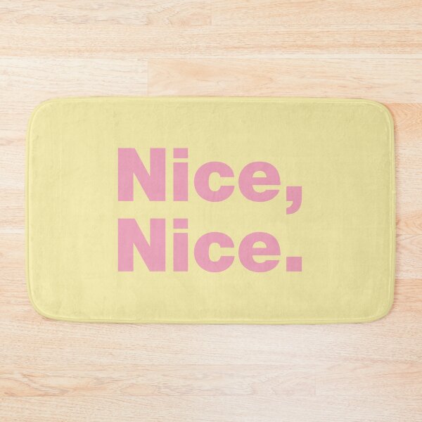Item preview, Nice, Nice. yellow and pink designed and sold by SerenaChoe.