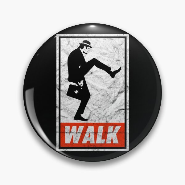 Item preview, Funny Walk - Black Distressed Look designed and sold by risible.