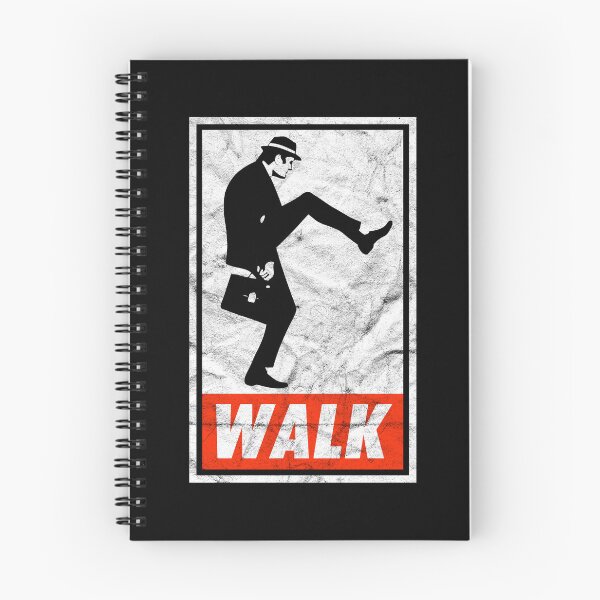 Item preview, Funny Walk - Black Distressed Look designed and sold by risible.