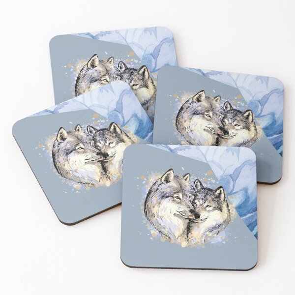 Item preview, Wolves Under The Sky designed and sold by lifeinspired4u.