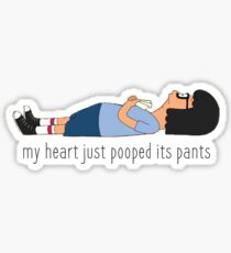 Heart Pooped Tina Sticker