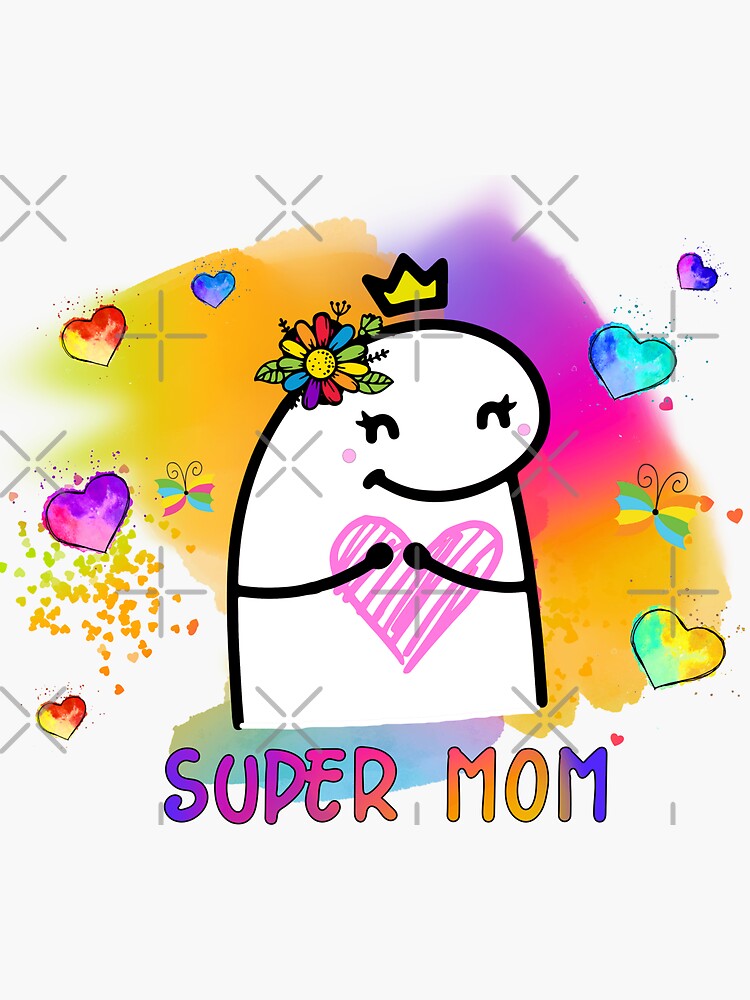 Flork Mom Sunflower Sticker For Sale By Utopiaxd Redbubble 