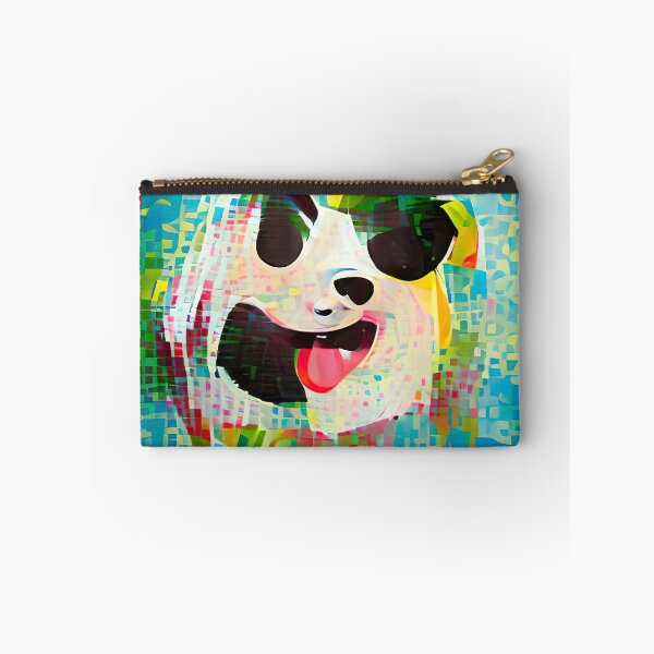 Item preview, Happy Panda Poster Abstract designed and sold by DiscoGypsyFish.