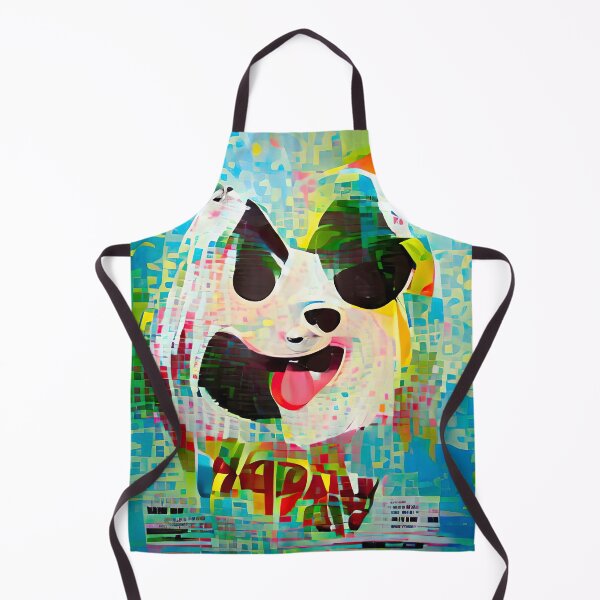 Item preview, Happy Panda Poster Abstract designed and sold by DiscoGypsyFish.