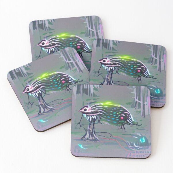 Item preview, Fantasy colorful abstract roadrunner cartoon in nature designed and sold by Zevy-Darling.