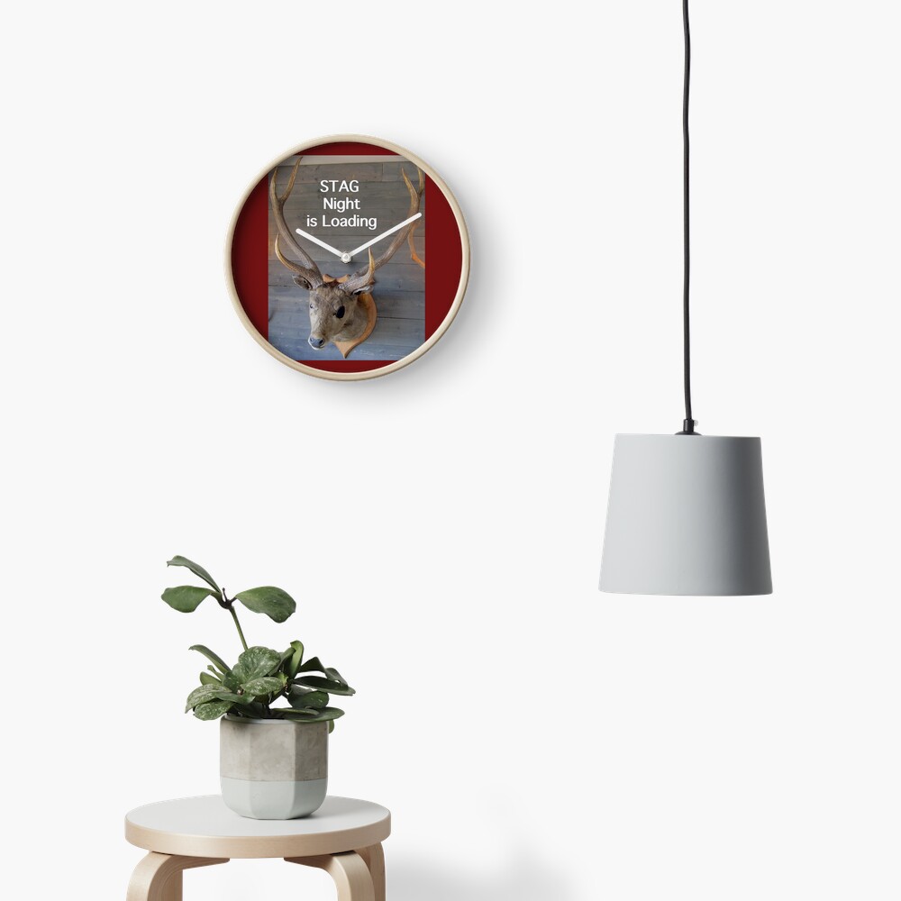 Stag night Clock