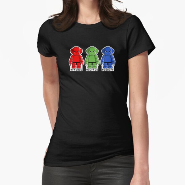 R, G and B redux Fitted T-Shirt