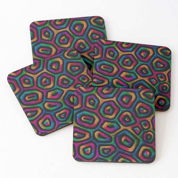 Item preview, home decor embriodery multicolor pattern designed and sold by cutecrazytshirt.