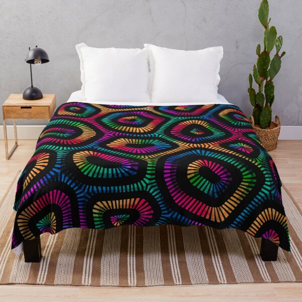 Item preview, home decor embriodery multicolor pattern designed and sold by cutecrazytshirt.