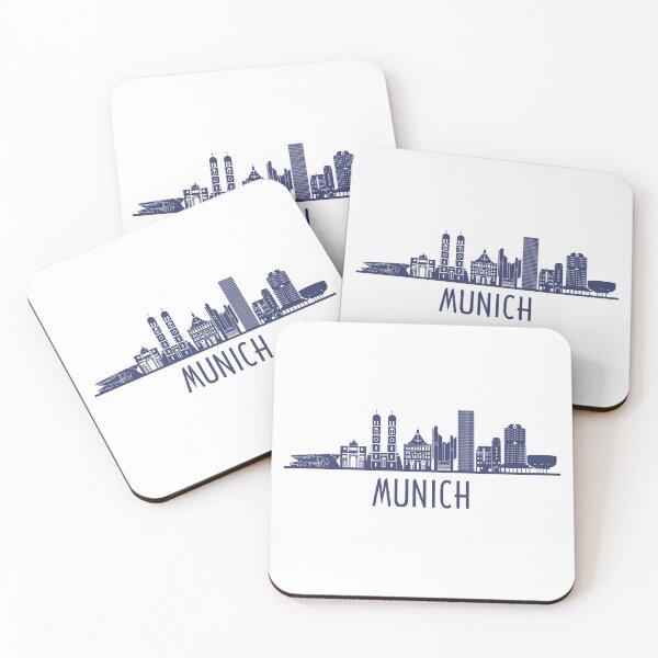 Item preview, Munich Skyline designed and sold by patternprint1.