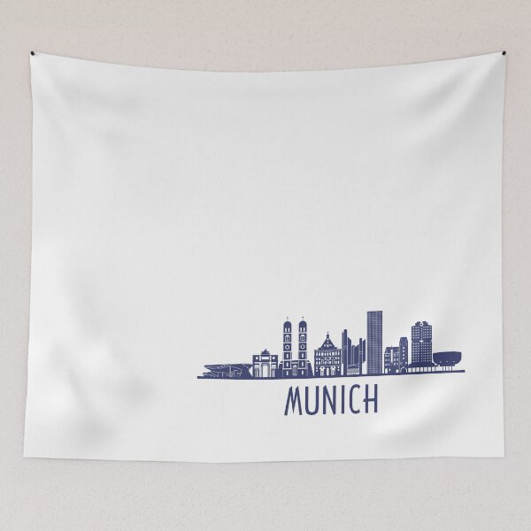 Item preview, Munich Skyline designed and sold by patternprint1.