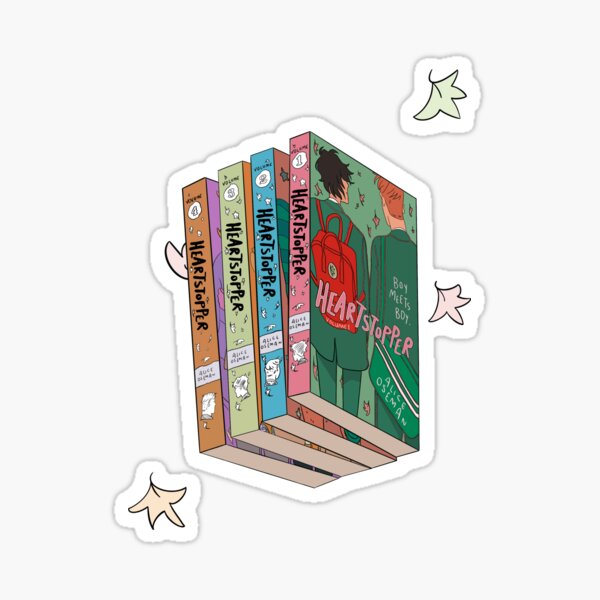 Vista previa del artículo con la obra «Libros Heartstopper - Alice Oseman», diseñado y vendido por micbook.