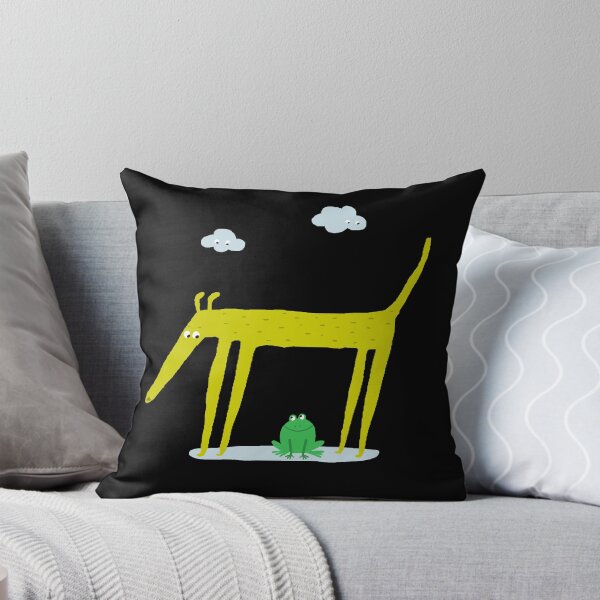 Item preview, Green dog and green frog friendship designed and sold by evellade.
