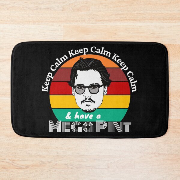 Item preview, Keep Calm & have a Mega Pint - Johnny Depp designed and sold by Denis Epanov.