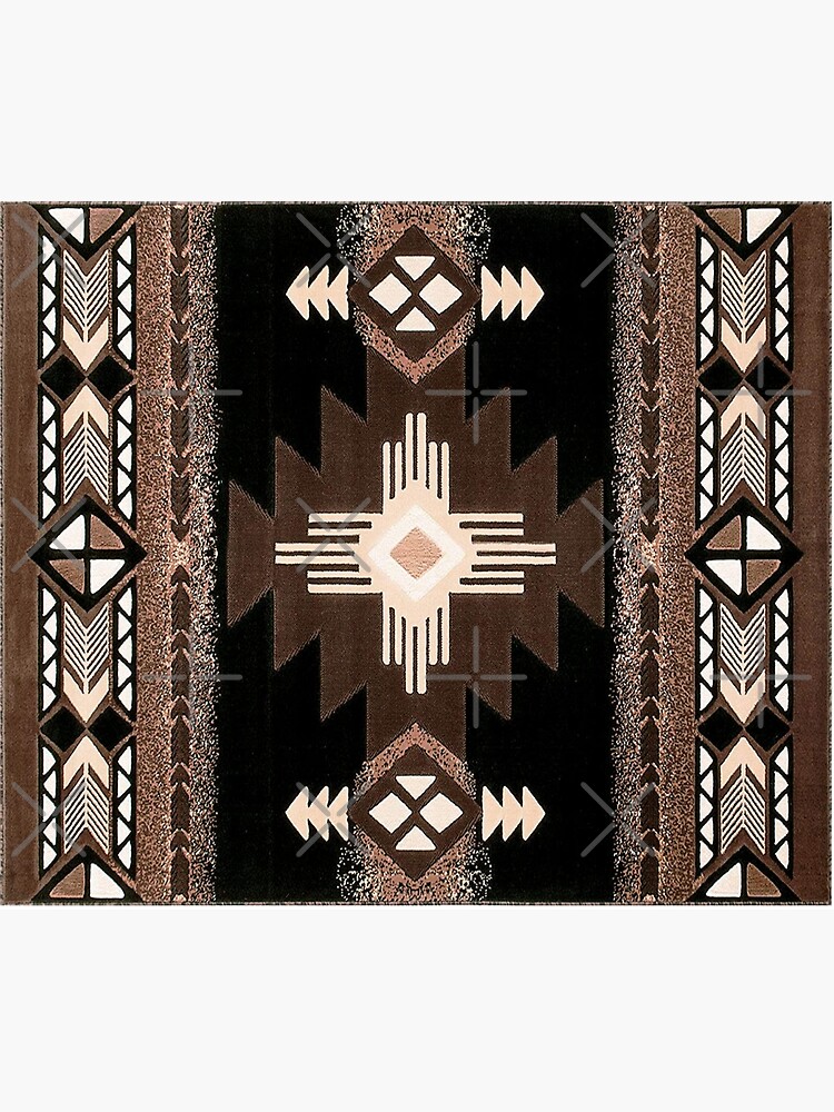 "1890 NAVAJO SADDLE BLANKET UNALTERED SCAN OF ORIGINAL WORTH 38,000