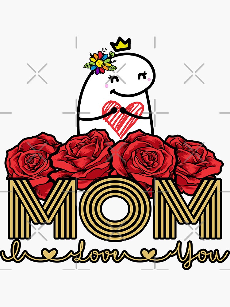 Flork Mom Sticker By Utopiaxd Redbubble 
