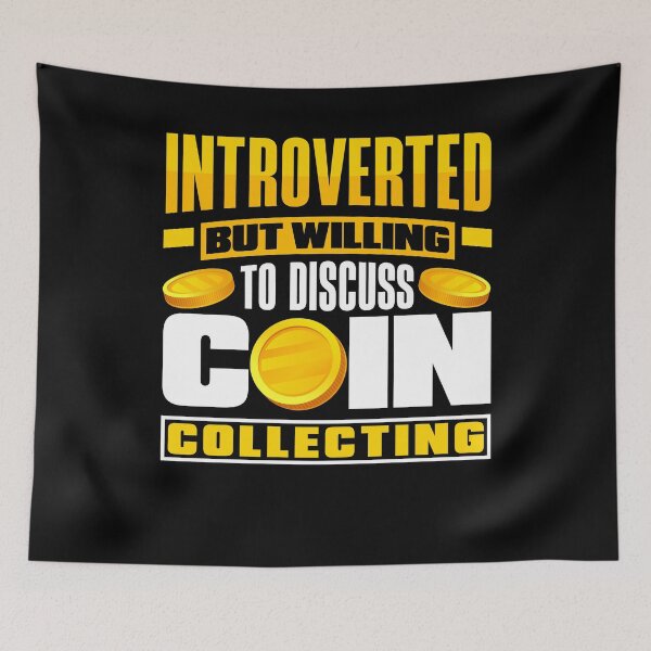 Item preview, Coin collecting Numismatist Numismatics Introverted designed and sold by ShopTheStyle.