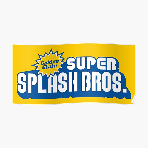 "Super Splash Bros." Poster by wesleyguidera Redbubble