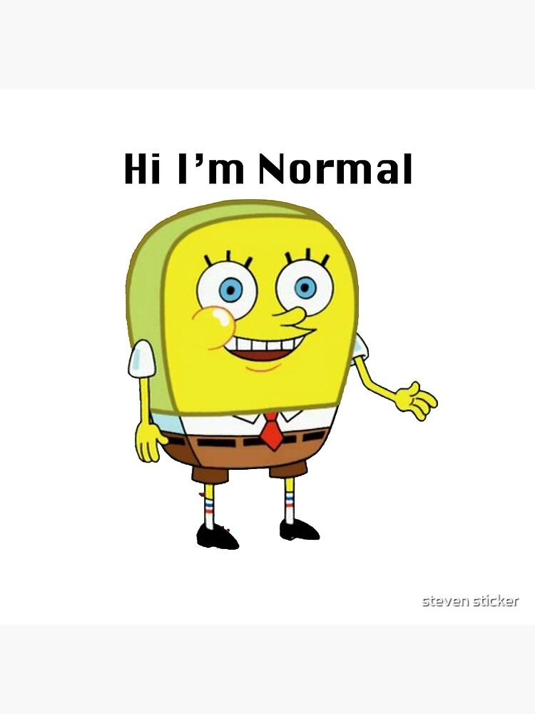 Hi Im Normal Tote Bag By Mikepool Redbubble